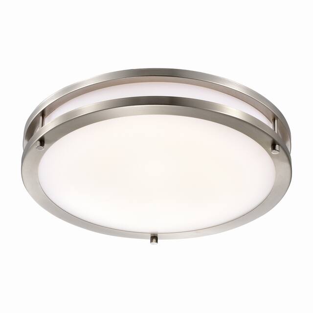 Dimmable LED Flush Mount Ceiling Light Selectable 3000K/4000K/5000K