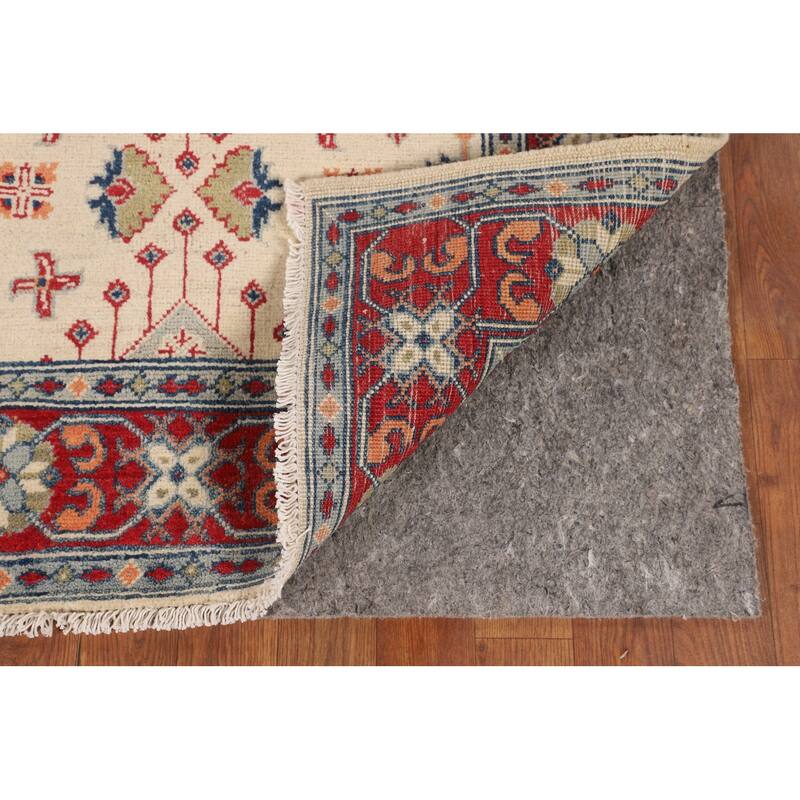Kazak Accent Rug Handmade Wool Carpet - 3'4" x 4'10"