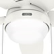 preview thumbnail 9 of 23, Hunter Lilliana Low Profile Ceiling Fan w/LED Light Kit, Pull Chain, Exclusive SureSpeed - Modern, Transitional