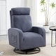 preview thumbnail 3 of 84, HOMYKA Swivel Glider Rocker Accent Chair for Nursery with Side Pocket