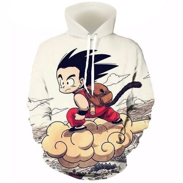 Shop Dragon Ball 3d Anime Hoodies Men Kid Goku 3d Print Hat
