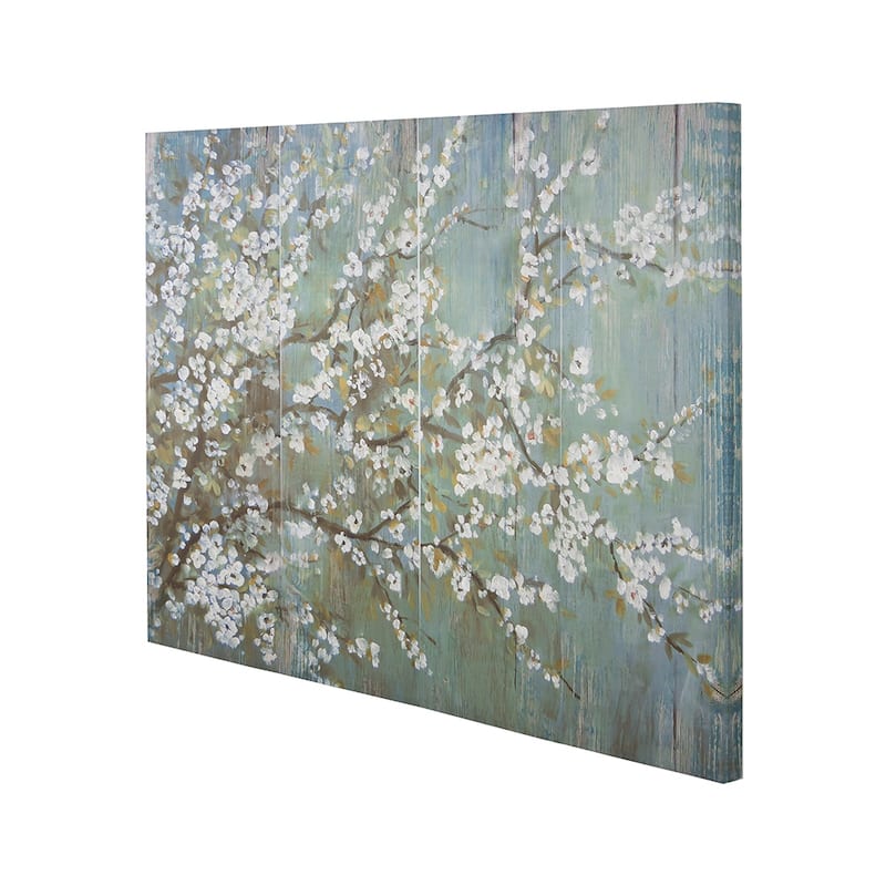 Modern Cherry Blossom Canvas Print Wall Decor (Set of 4)