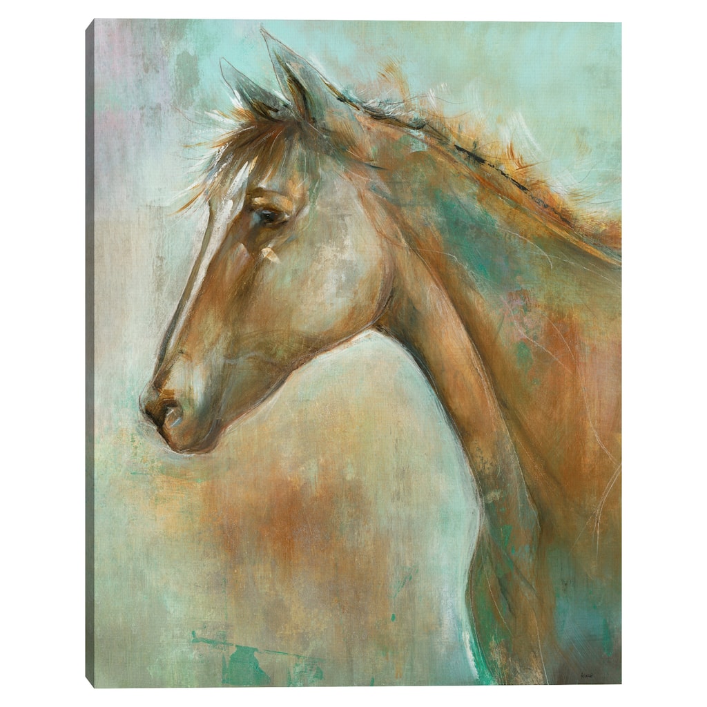Mustang by K. Nari Canvas Art Print