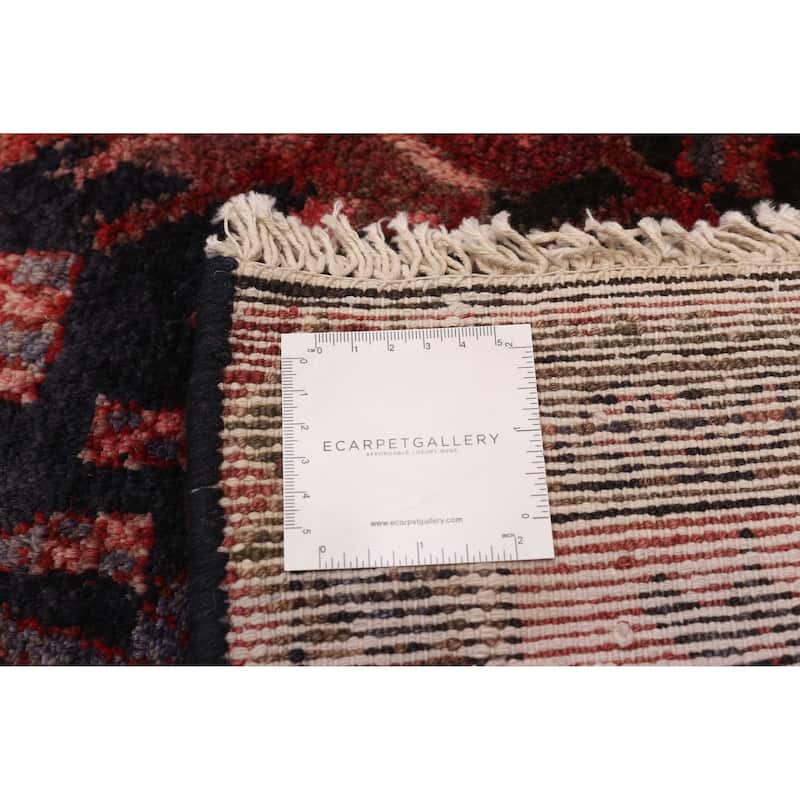 ECARPETGALLERY Hand-knotted Andelz Navy Wool Rug - 3'7 x 10'6