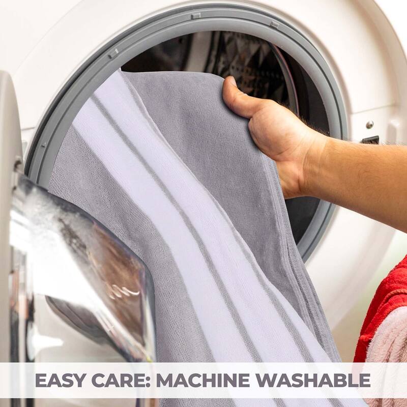 Superior Striped Large Oversized Cotton Beach Towel - Set of 2