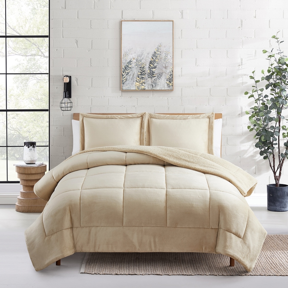 Ugg clifton store plush comforter set