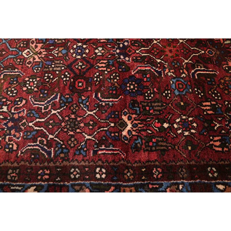 ECARPETGALLERY Hand-knotted Andelz Dark Red Wool Rug - 3'5 x 9'3
