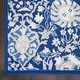 preview thumbnail 5 of 5, Nourison Whimsicle Modern Persian Floral Navy Ivory Area Rug