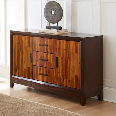 Steve Silver Jeanette Acacia 2-door 3-drawer Side Board