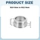 preview thumbnail 15 of 26, Faucet Aerator Adapter, Male to Male Brass Faucet Adapter with Washer for Kitchen Bathroom Sink Water Filter - Silver M24 Male to M22 Male, 10mm Length