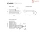 preview thumbnail 4 of 23, Interior Solid French Door / Mela 0755 Painted White / Single Regular Panel Frame Handle / Bathroom Bedroom Modern Doors