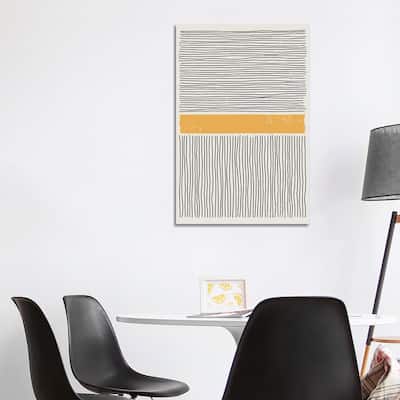 iCanvas "Black And Yellow II" by Jay Stanley Canvas Print