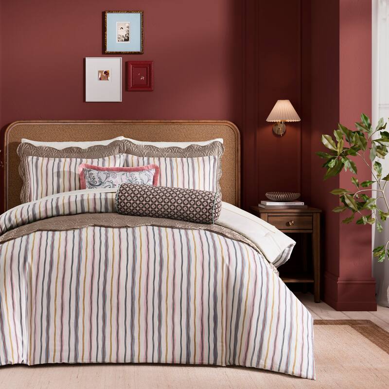 Ted Baker Scallop Stripe Comforter Set - King