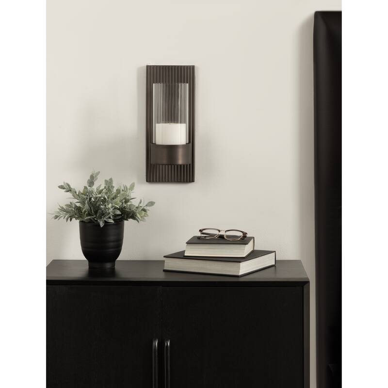 Kate and Laurel Rooks Metal Wall Sconce