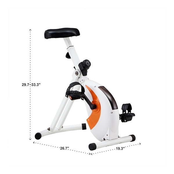 Virgil White Exercise Bike Chair by Inspire Q Classic