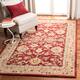 SAFAVIEH Anatolia Angeline Traditional Oriental Hand-spun Wool Rug - 3' x 5' - Red/Ivory