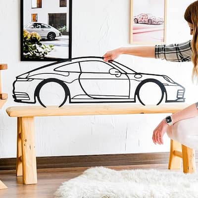 Car Metal Wall Decor,