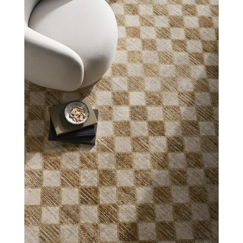 Galey Alix x Livabliss Myrtle Avenue V Vintage Checkerboard Area Rug