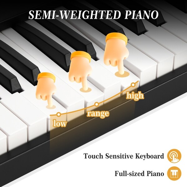 88 Keys Piano Keyboard Headphones Pedal Handbag Bluetooth USB MIDI On Sale Bed Bath Beyond 42054087