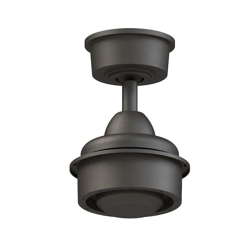 Fanimation Wrap Custom Indoor/Outdoor Smart Ceiling Fan DC Motor with Remote - Matte Greige - Hardwired