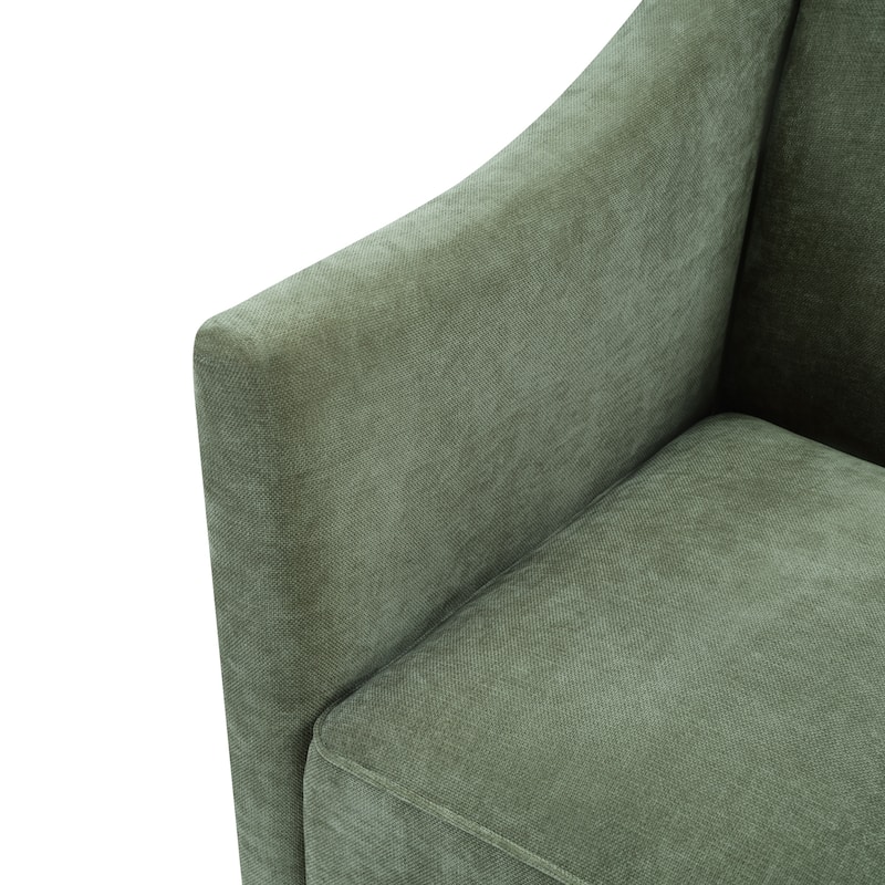 Christopher Knight Home - Barrel Modern Upholstered Accent Chair with Ergonomic Comfort.