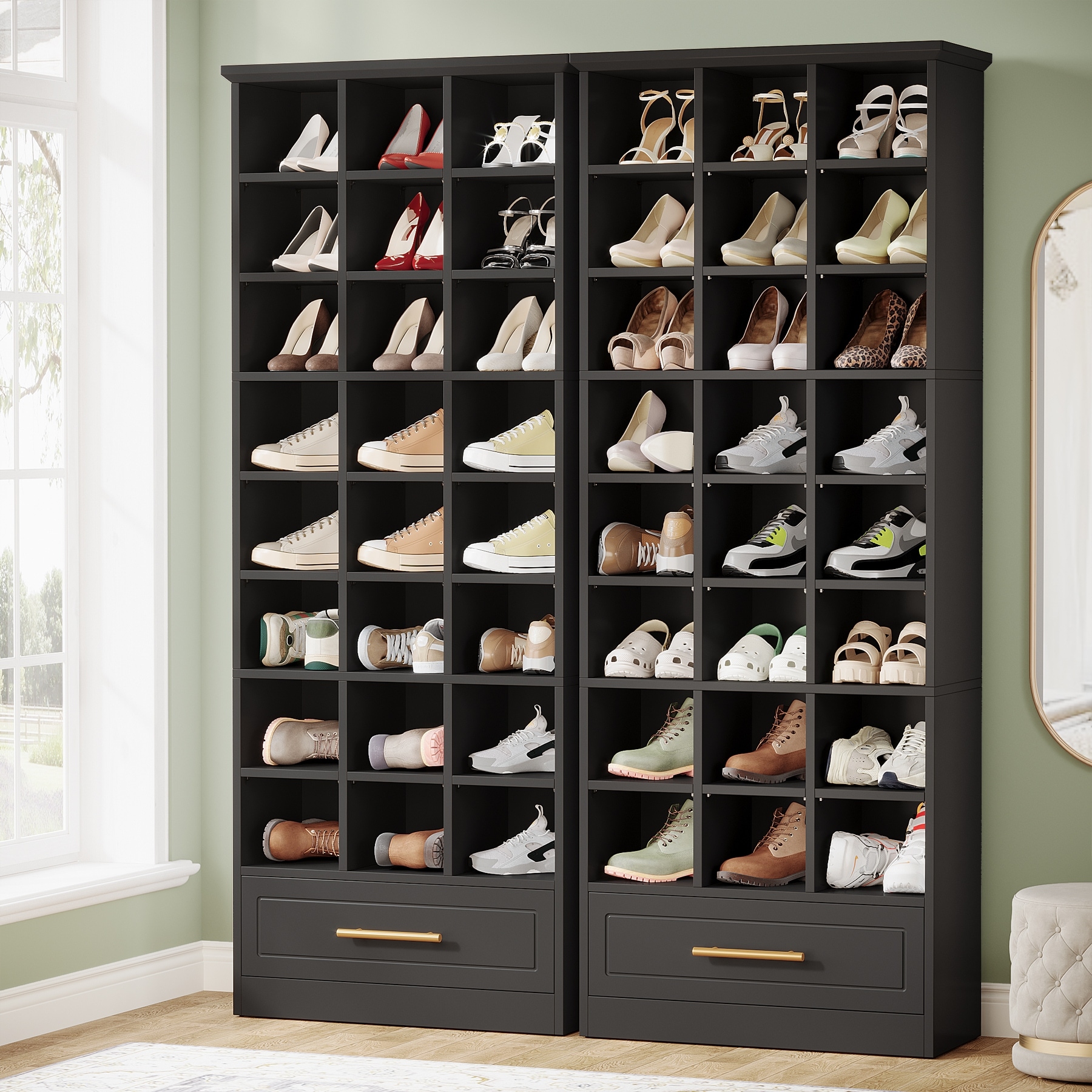 24 inch shoe shelf top