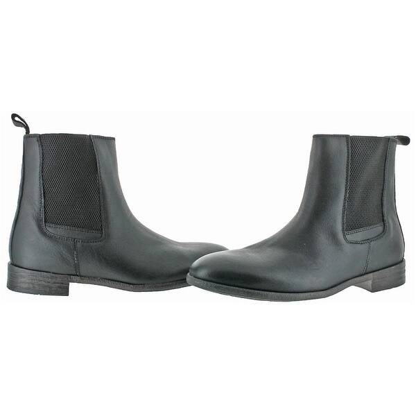 Shop Robert Wayne Oregon Men S Leather Round Toe Pull On Chelsea