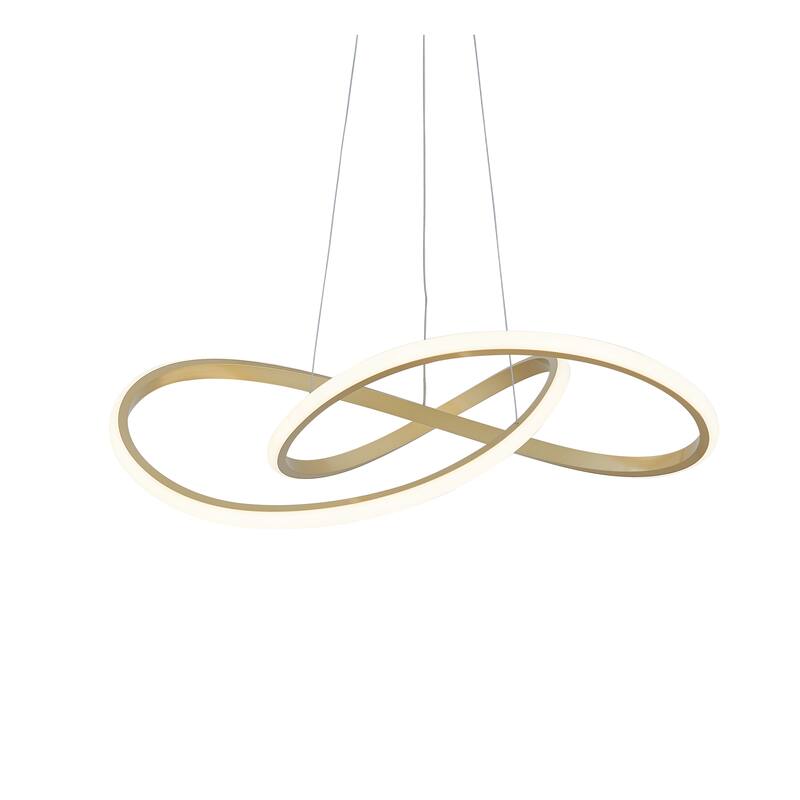 Edinburgh Dimmable Integrated LED Gold Chandelier