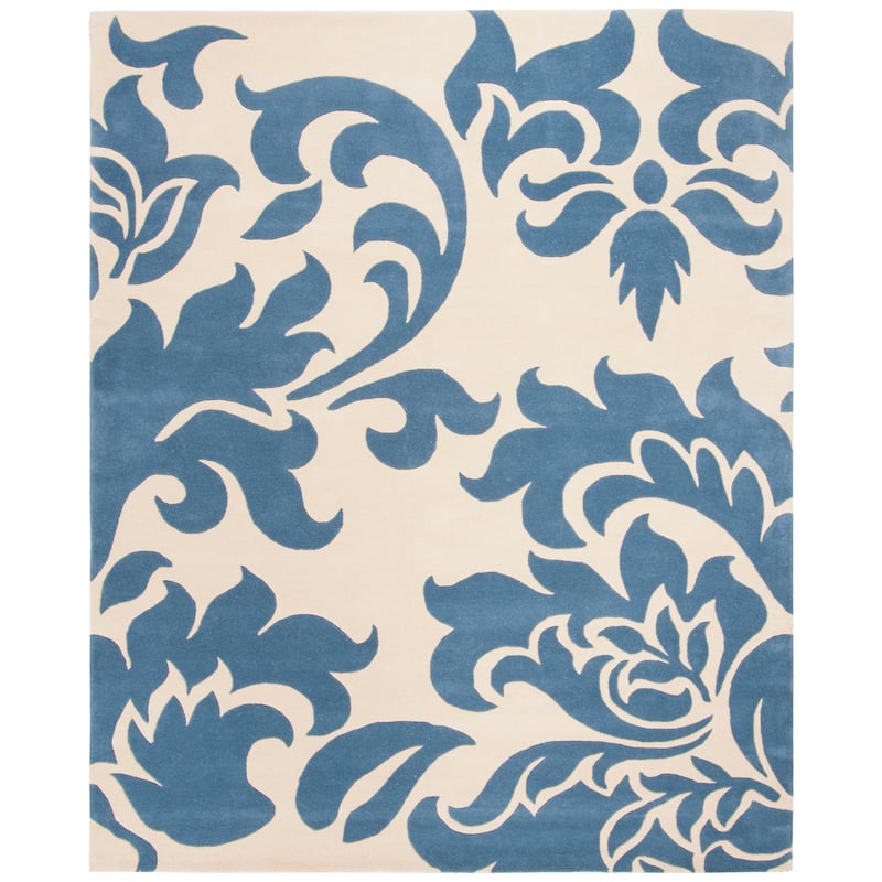 Martha Stewart by SAFAVIEH, Barcelona Wool Rug - 9' x 12' - Blue Suede