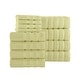 preview thumbnail 2 of 3, Antalya Hotel Collection Turkish Cotton Bathroom Towel 12 Pc Family Set