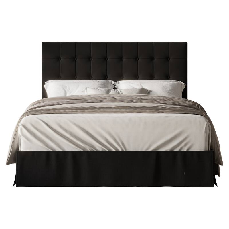 Larry Tufted Upholstered Panel Bed