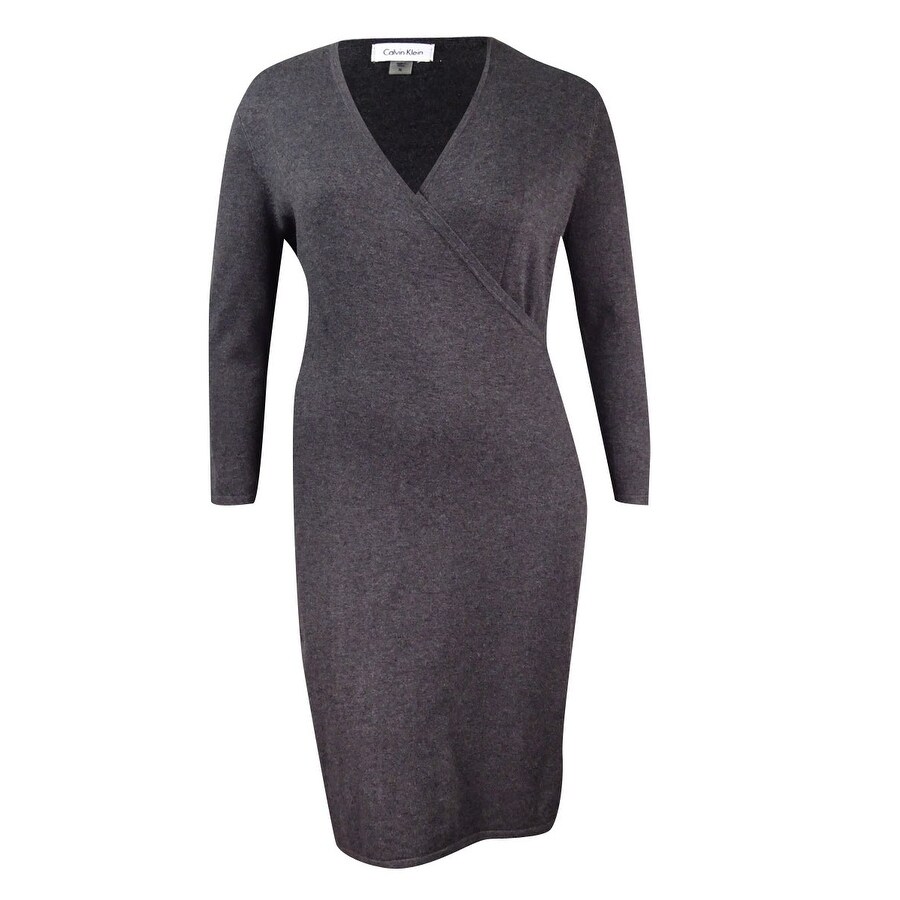 calvin klein buckled sheath dress