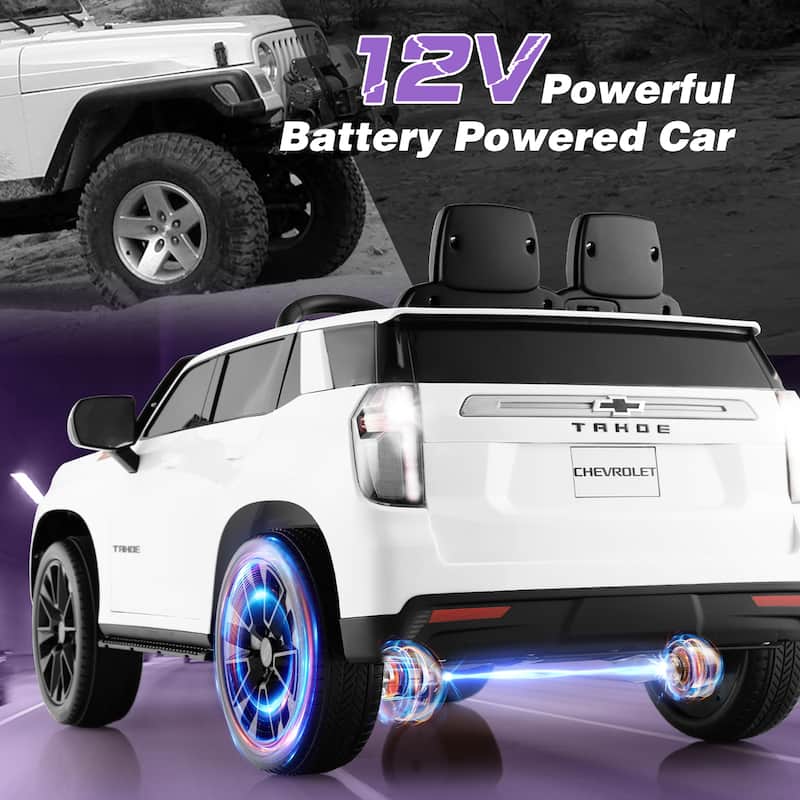 Gymax 12V Kids Ride On Car Chevrolet Tahoe Electric Truck SUV Remote - See Details