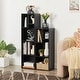 preview thumbnail 16 of 25, VECELO Set of 2 Cube Bookshelves, 3-Tier & 4-Tier Open Storage Shelves with Irregular Cubes for Living Room Bedroom Office