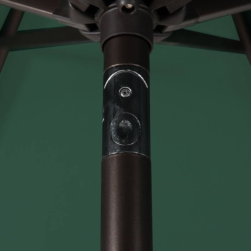 Brock 9-Foot Market Patio Umbrella with Concrete Base Weight Stand Included