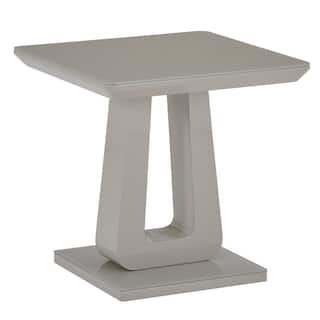Contemporary MDF & Glass Accent Table