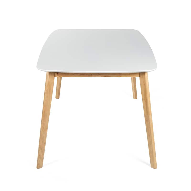 Christopher Knight Home - Modern 5-Piece Dining Set with 59" Rectangular Dining Table & Ergonomic Upholstered Dining Chairs