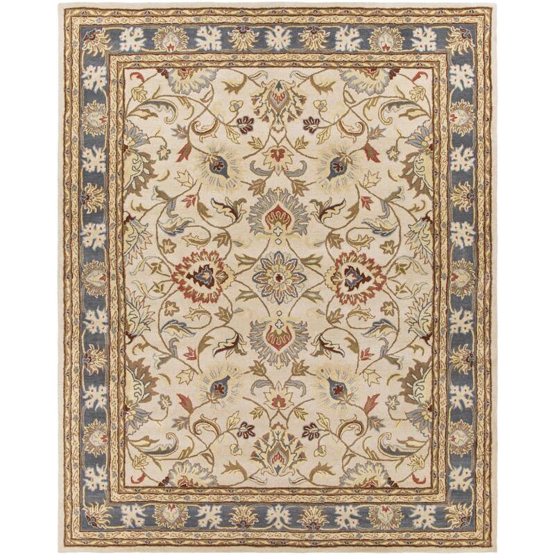 Livabliss Caesar Updated Traditional Border Area Rug.