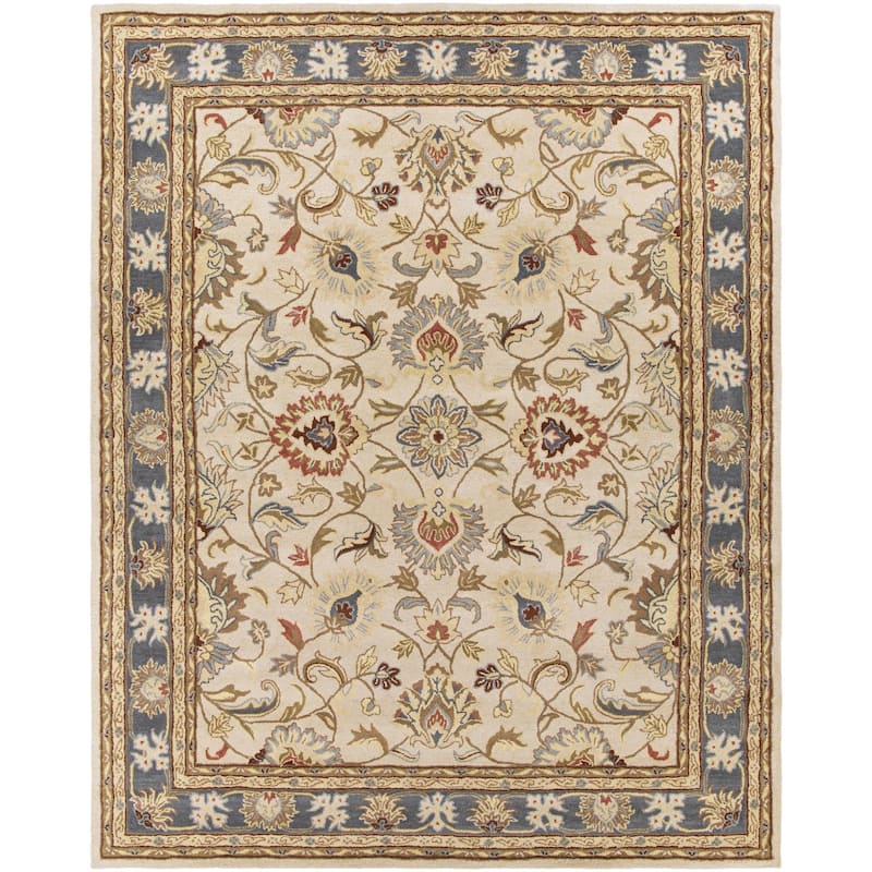 Livabliss Caesar Updated Traditional Border Area Rug.