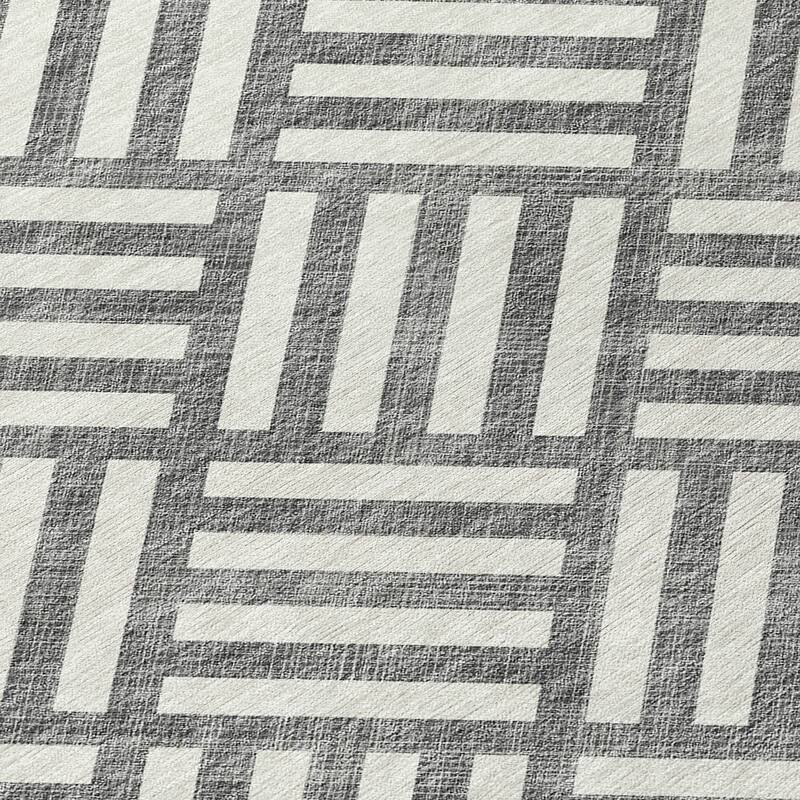 Machine Washable Indoor/ Outdoor Chantille Contemporary Geo Rug