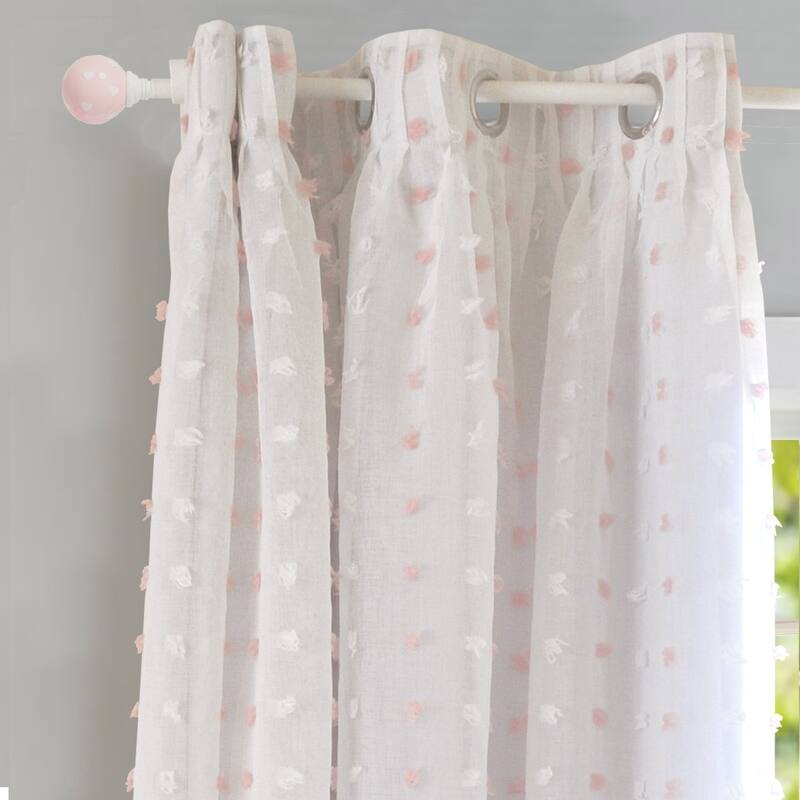 DriftAway Lily White Voile Sheer & Blackout Curtain Liner Single Panel