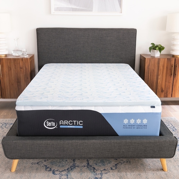 Serta Arctic 25x Cooling 2-Inch Memory Foam Mattress Topper - N/A