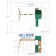 preview thumbnail 4 of 10, Backyard Discovery Fall River Nordic Spruce Swing Set, Clubhouse