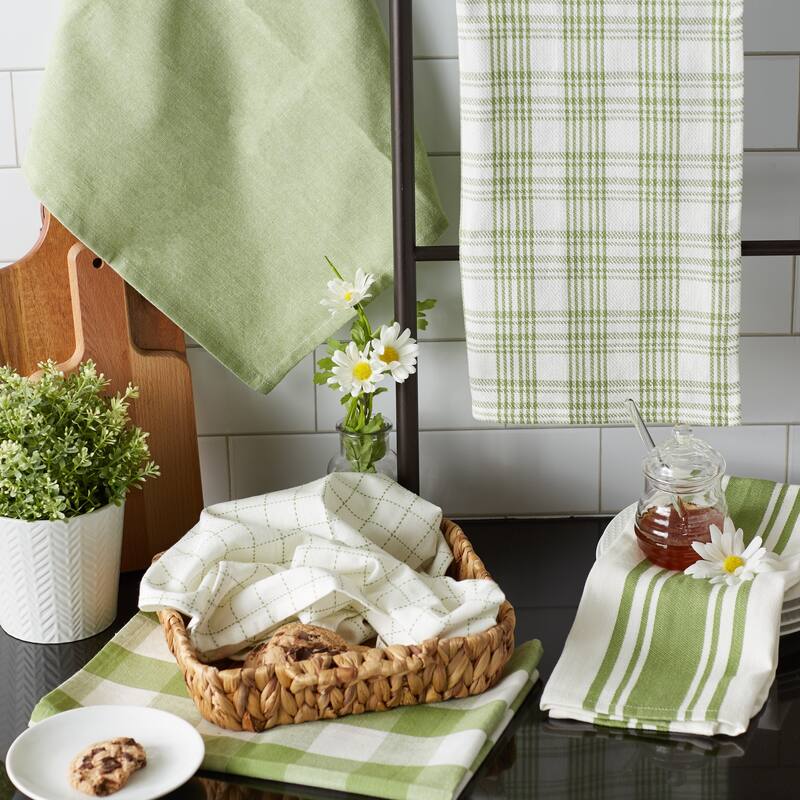 DII Asst Vintage Everyday Dishtowel (Set of 5)