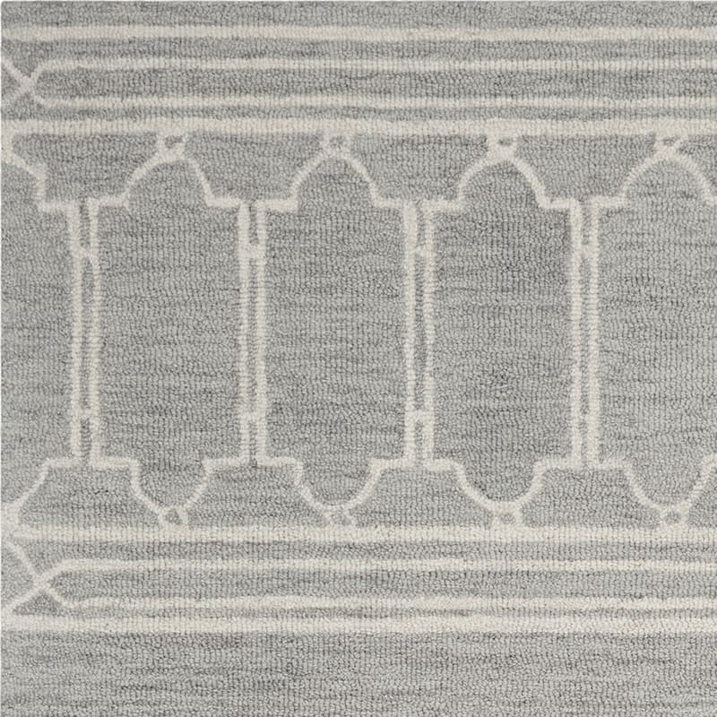 Carson Carrington Kullen Contemporary Hand-tufted Wool Grey Area Rug
