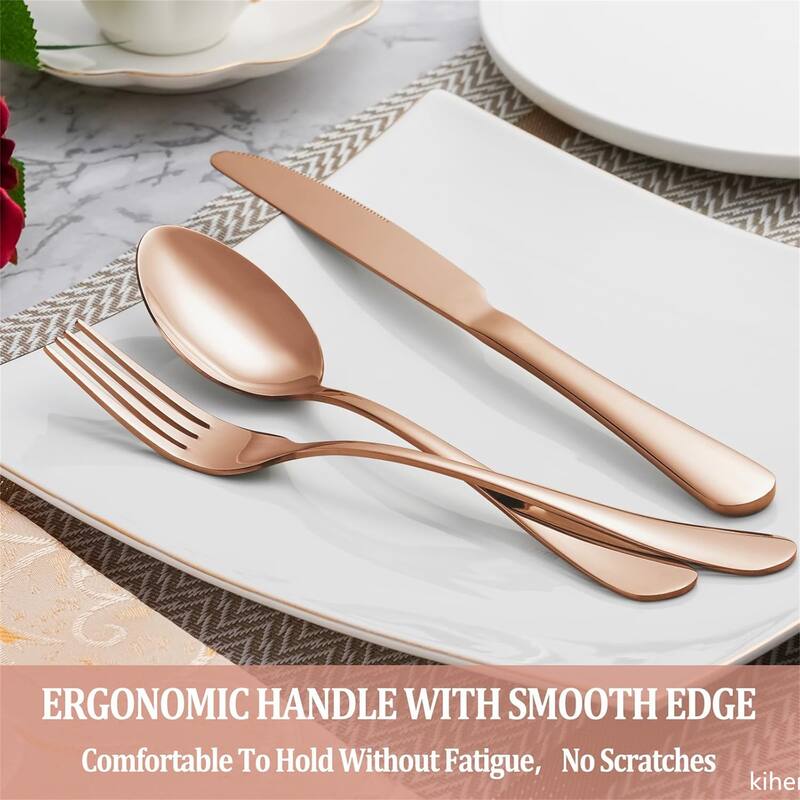60 Pcs Silverware Set - 9.84*6.34*2inch