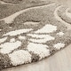 preview thumbnail 10 of 34, SAFAVIEH Florida Shag Nanny Floral Scroll 1.2-inch Thick Rug