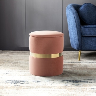 Picture of Storage Ottoman Metal Legs Ottoman Comfortable Seat - Bed Bath & Beyond ...