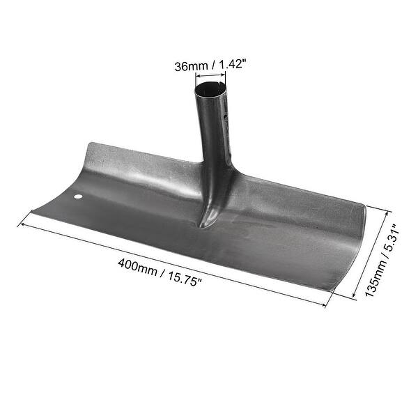 slide 3 of 5, 15.7x5.3" Garden Rake Replacement, 3Pcs Patio Lawn Folding Grass Tool, Grey Grey