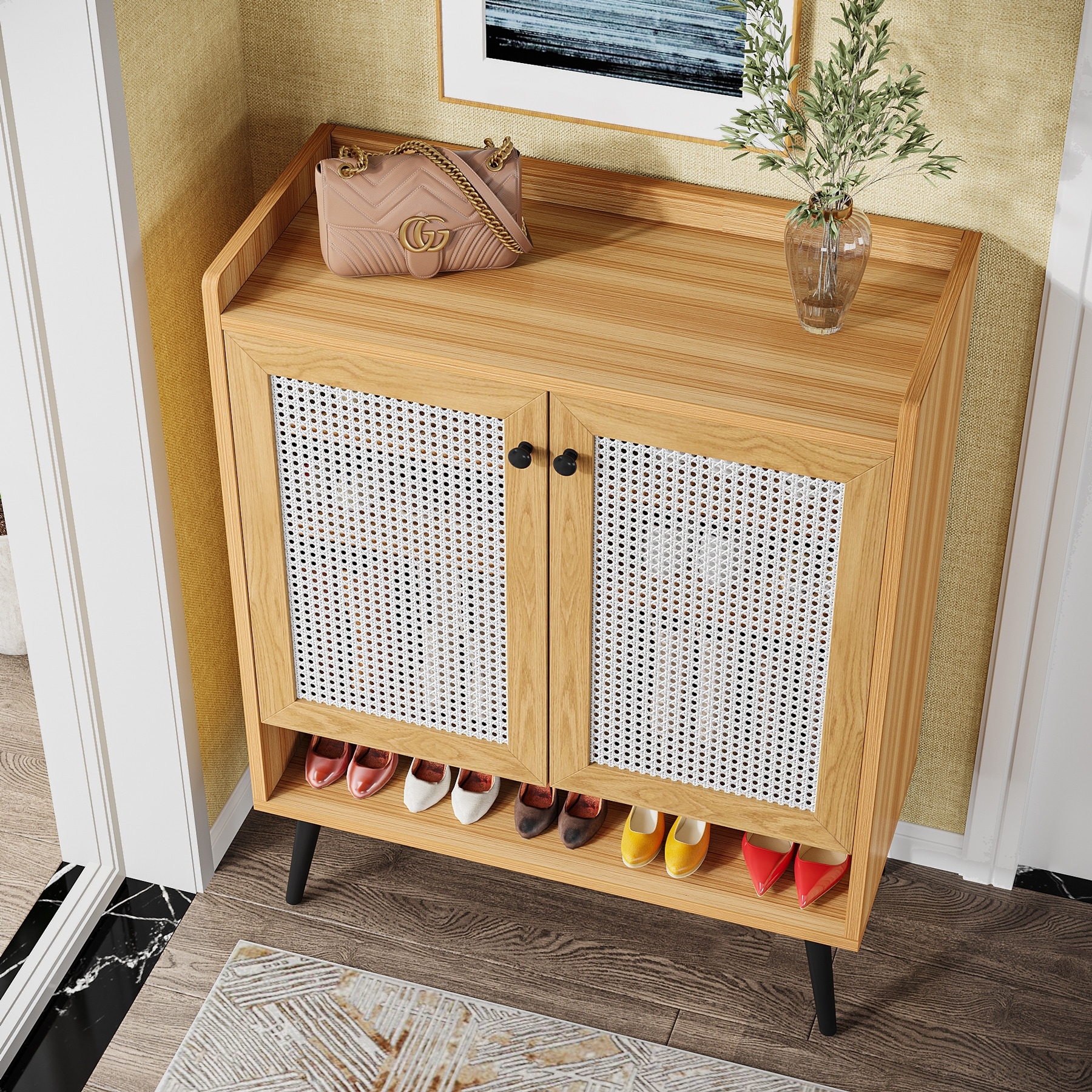 https://ak1.ostkcdn.com/images/products/is/images/direct/9f888b3b80cae73246a75961ace7412a412417f9/Shoe-Cabinet%2C-Rattan-Shoe-Rack-Organizer%2C-6-Tiers-24-30-Pairs-Heavy-Duty-Shoe-Storage-Cabinet-with-Doors-for-Entryway.jpg